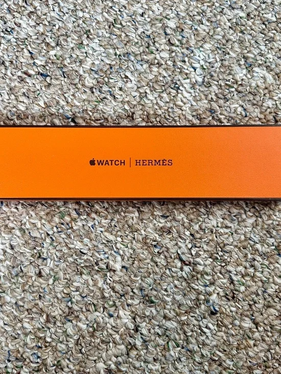 Hermes Double Tour Leather Band 40mm for Apple Watch + Box Authentic - Picture 6 of 9